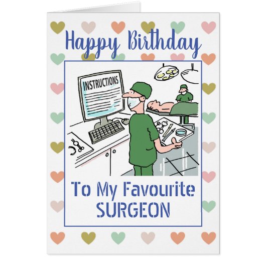 Happy Birthday Surgeon (Voorkant)