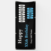 Happy Birthday Surprise Party Spandoek (Verticaal)