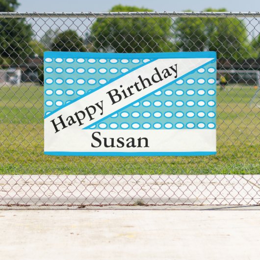 "Happy Birthday Susan Custom Spandoek (Insitu)