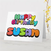 Happy Birthday Susan Kaart (Gele Bloem)