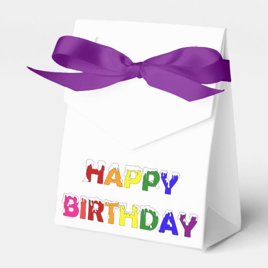 Happy Birthday Sweet 16 Bedankdoosjes (Voorkant Zijde)