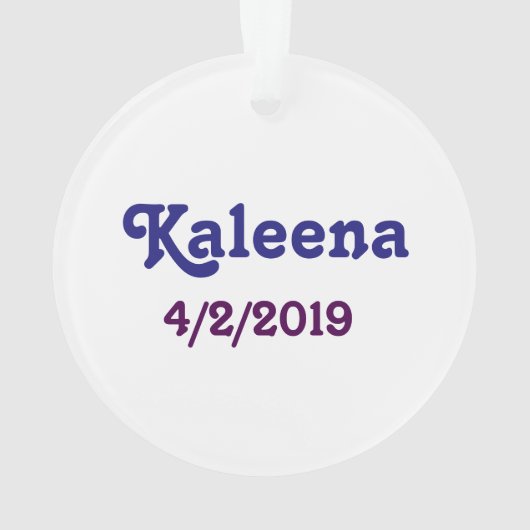 Happy Birthday Sweet 16 Ornament (achterkant)