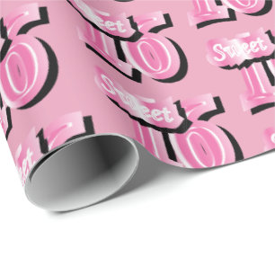 Happy Birthday Sweet Sixteen Cadeaupapier