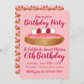 Happy Birthday sweet Summer frambozen bessen in Kaart (Voorkant / Achterkant)