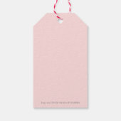 Happy Birthday Sweetie Gift Labels Cadeaulabel (Achterkant)