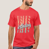 Happy birthday T-shirt (Voorkant)