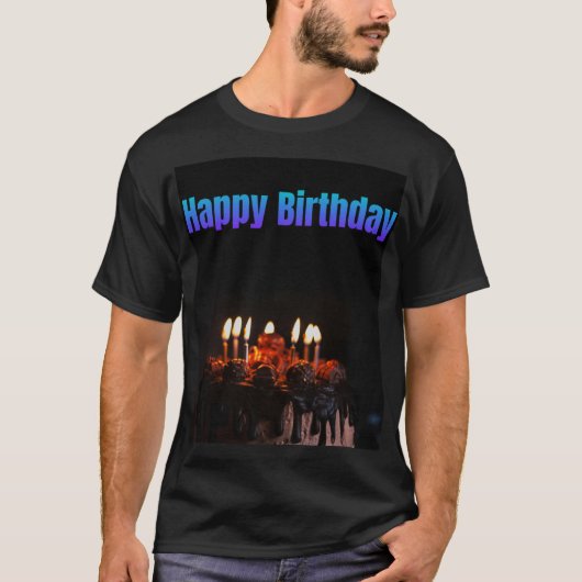Happy Birthday T-shirt (Voorkant)