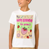 Happy Birthday T-shirt (Voorkant)