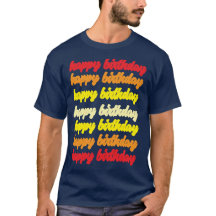 Happy birthday T-shirt