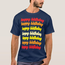 Happy birthday T-shirt