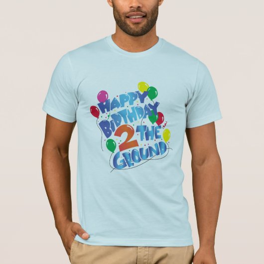Happy Birthday T-shirt (Voorkant)