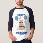 Happy Birthday T-shirt (Voorkant)