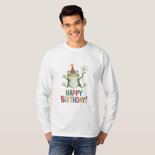 Happy Birthday T-shirt (Voorkant volledig)