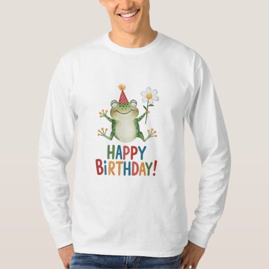 Happy Birthday T-shirt (Voorkant)