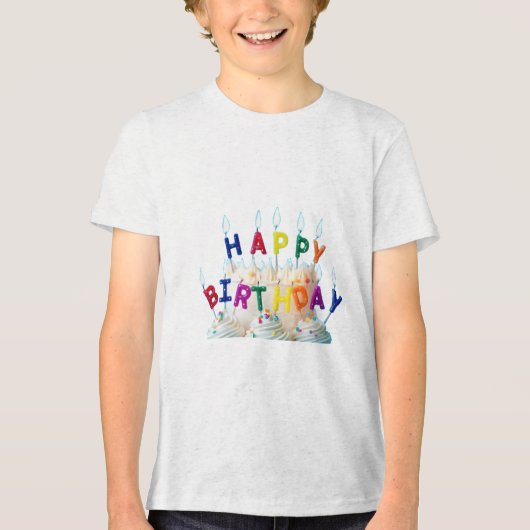 Happy Birthday T-shirt (Voorkant)