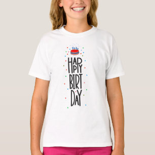 Happy Birthday t shirt jurk ontwerp