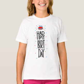 Happy Birthday t shirt jurk ontwerp