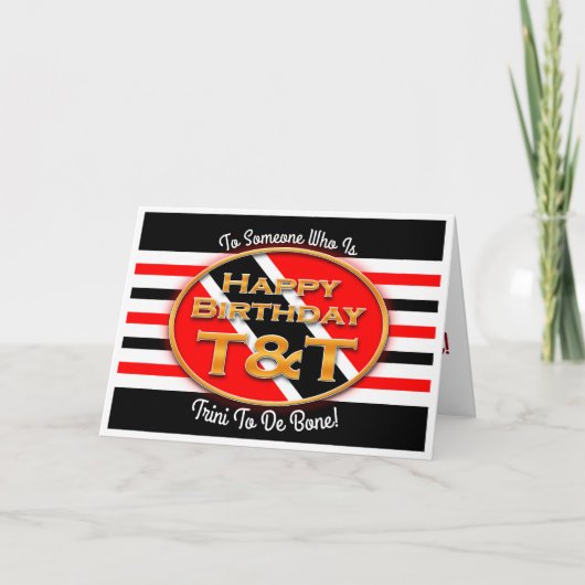 Happy Birthday T&T Kaart (Voorkant)