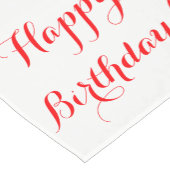Happy Birthday Table Runner Korte Tafelloper (Hoek)
