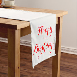 Happy Birthday Table Runner Korte Tafelloper