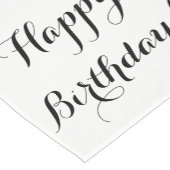 Happy Birthday Table Runner Korte Tafelloper (Hoek)