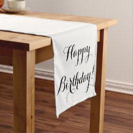 Happy Birthday Table Runner Korte Tafelloper
