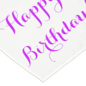 Happy Birthday Table Runner Korte Tafelloper (Hoek)