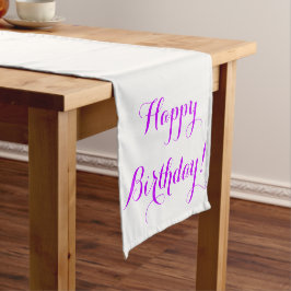 Happy Birthday Table Runner Korte Tafelloper