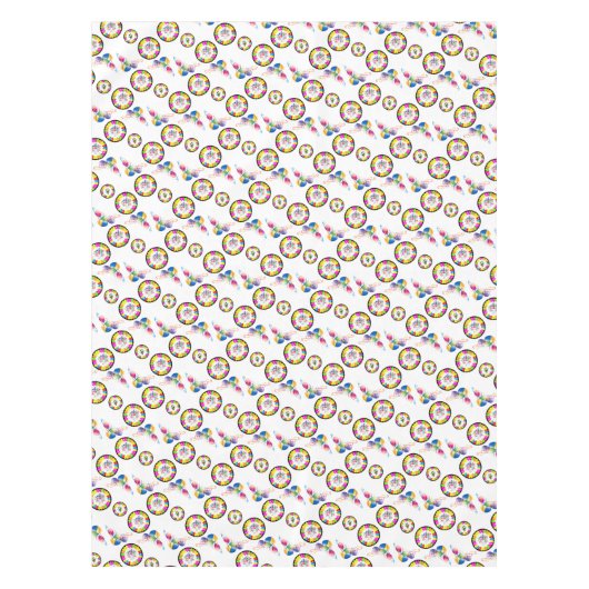 Happy Birthday Tablecloth Bumblebee Balloons Tafelkleed (Voorkant)