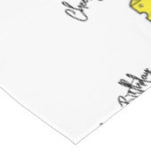 Happy Birthday Tablecloth Cheesy Cheese Tafelkleed (Gekanteld)