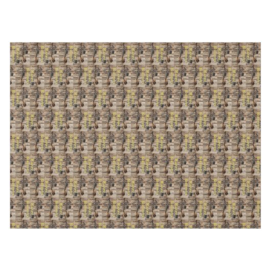 Happy Birthday Tablecloth Construction Tools Tafelkleed (Voorkant (Horizontaal))