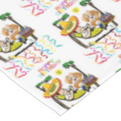 Happy Birthday Tablecloth Man Dog Sombrero Tafelkleed (Gekanteld)