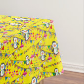 Happy Birthday Tablecloth Penguin Tafelkleed (Voorbeeld)