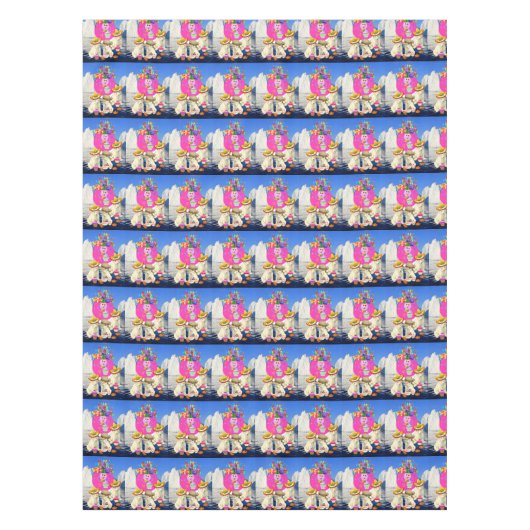 Happy Birthday Tablecloth Polar Beer Tafelkleed (Voorkant)