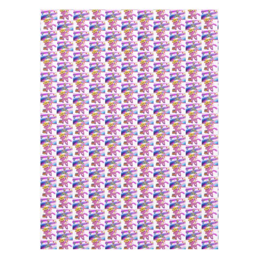 Happy Birthday Tablecloth Pony Tafelkleed (Voorkant)