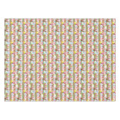 Happy Birthday Tablecloth Snowman Santa Claus Tafelkleed (Voorkant (Horizontaal))