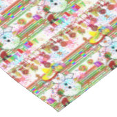 Happy Birthday Tablecloth Snowman Santa Claus Tafelkleed (Gekanteld)