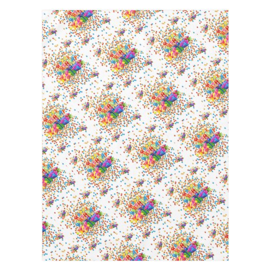 Happy Birthday Tablecloth Tafelkleed (Voorkant)