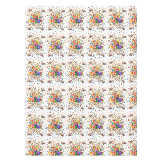 Happy Birthday Tablecloth Tafelkleed (Voorkant)