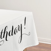 Happy Birthday Tablecloth Tafelkleed (Voorbeeld)