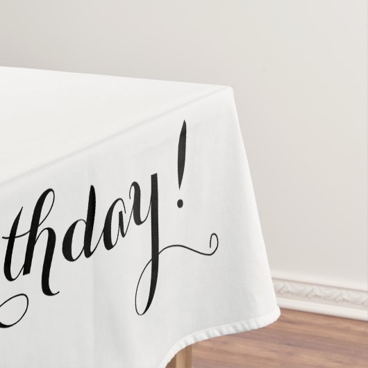 Happy Birthday Tablecloth Tafelkleed (Voorbeeld)