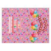 Happy Birthday Tafelkleed (Voorkant (Horizontaal))