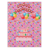 Happy Birthday Tafelkleed (Voorkant)