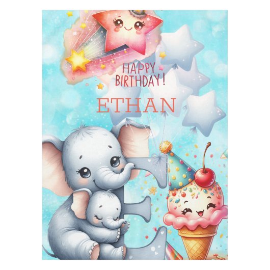 Happy Birthday Tafelkleed (Voorkant)