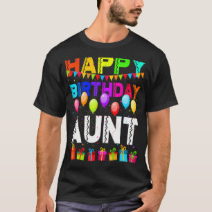 Happy Birthday tante Cool Birthday Funny Matching  T-shirt