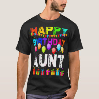 Happy Birthday tante Cool Birthday Funny Matching  T-shirt