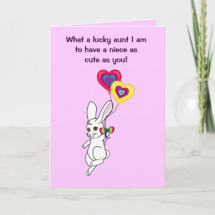 Happy Birthday tante van Niece Kaart
