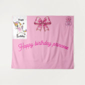 Happy birthday tapestries  wandkleed (Voorkant (horizontaal))