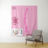 Happy birthday tapestries  wandkleed (In situ)