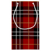 Happy Birthday Tartan Pset Klein Cadeauzakje (Achterkant)